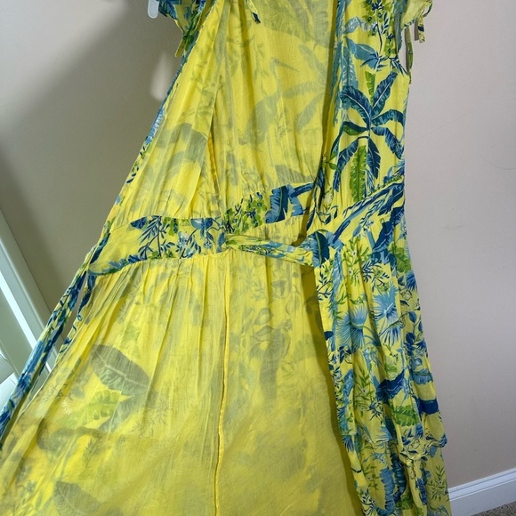 Banjanan Mercy Lisbon Garden Sunshine Wrap Dress Size small - Picture 9 of 11